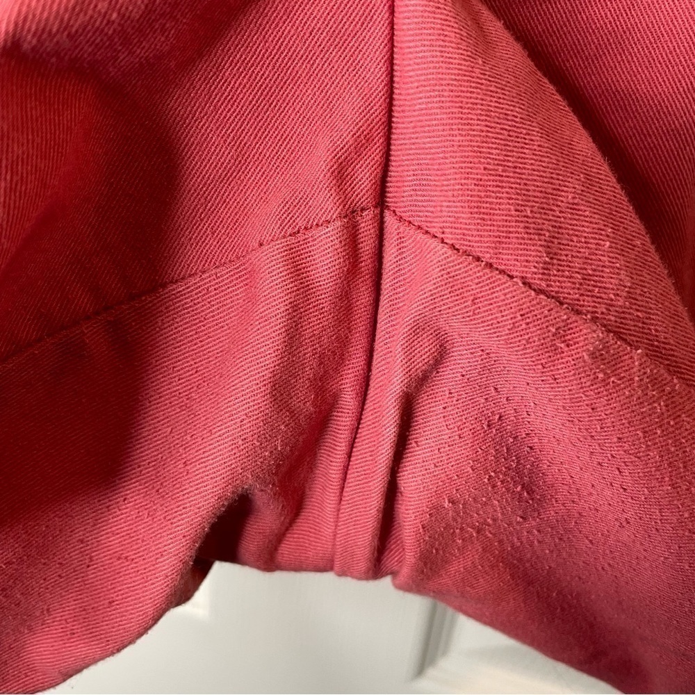 J Crew 5" Classic Chino Short in Seaside Coral 8 - Picture 5 of 9